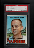 1967 Topps #411 Dick Howser PSA 7 NM NEW YORK YANKEES